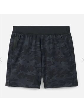 Ten Thousand Interval Short In Black Camo 7” inseam